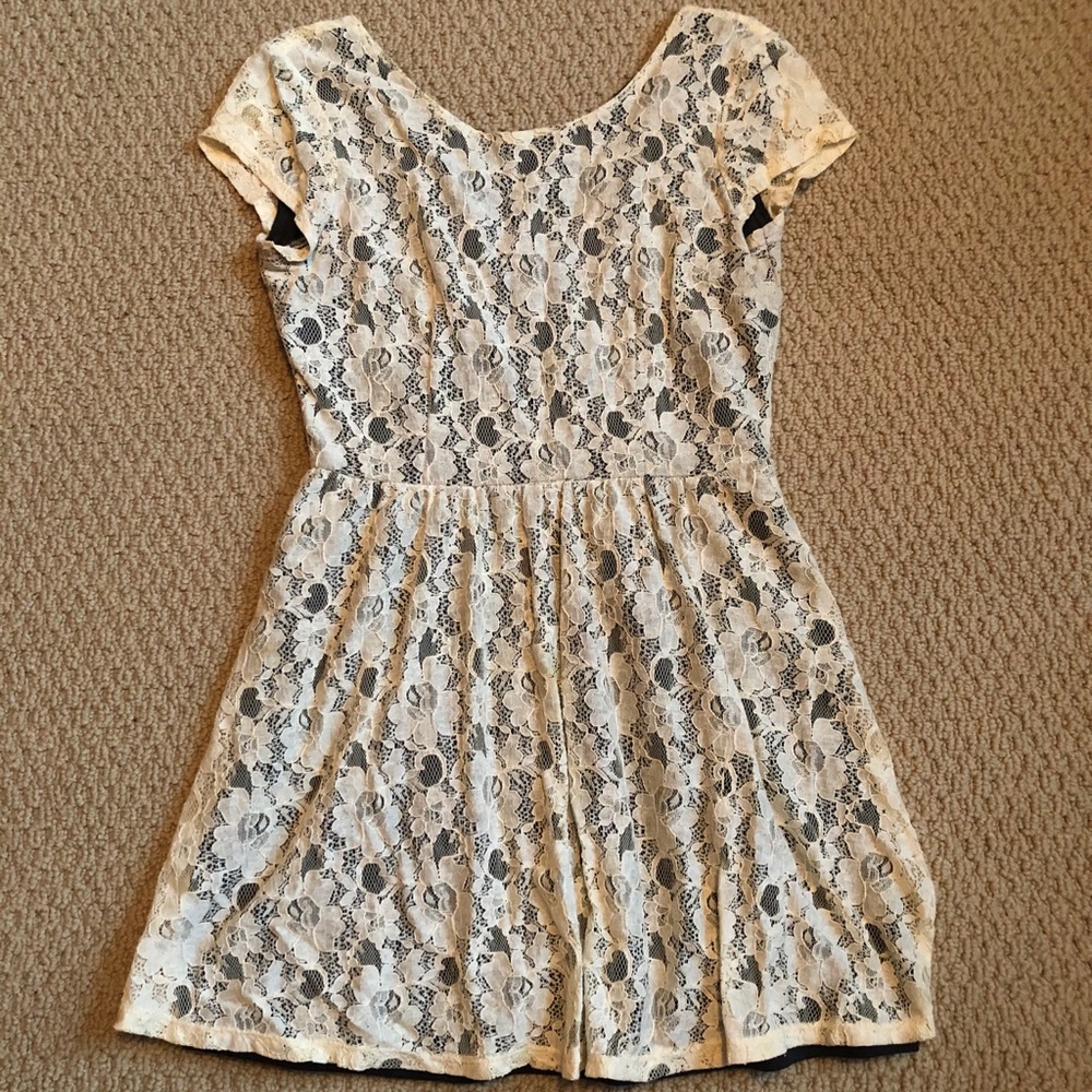 Love on a Hanger White Lace Dress